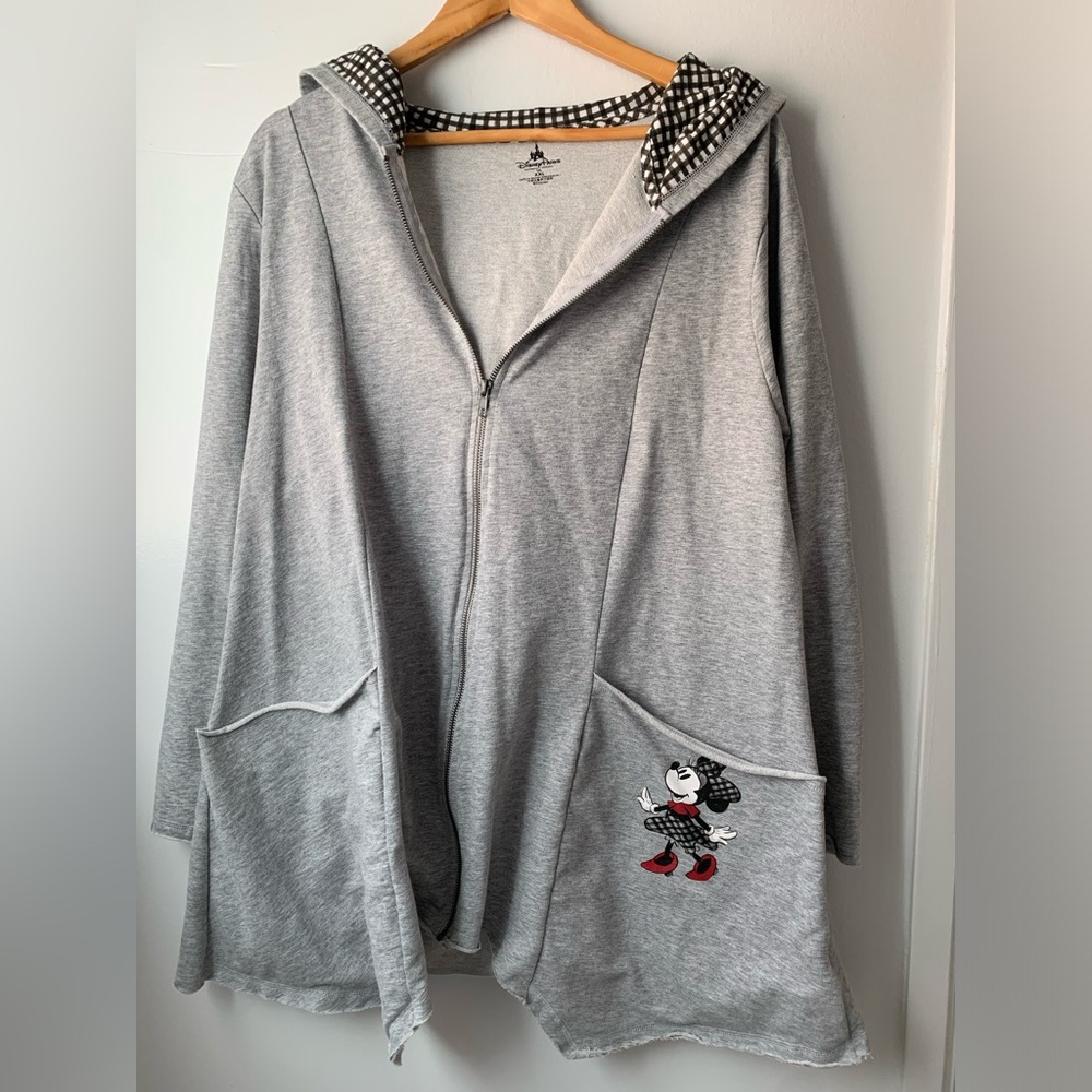 Disney Minnie Mouse Gray Authentic Hoodie